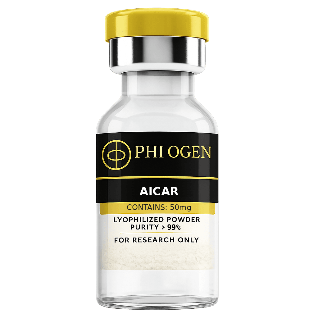 AICAR 50mg — Metabolic & Fat Loss research peptide, ≥98% purity, third-party HPLC tested